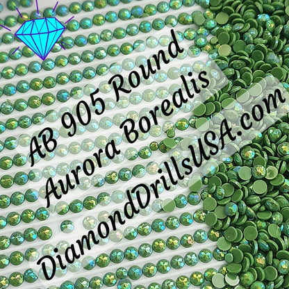 AB 905 ROUND Aurora Borealis 5D Diamond Painting Drills