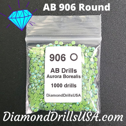AB 906 ROUND Aurora Borealis 5D Diamond Painting Drills