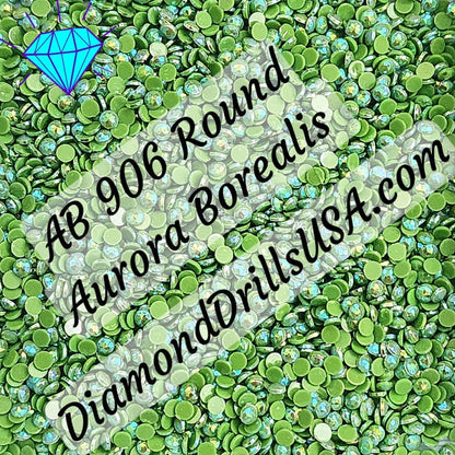 AB 906 ROUND Aurora Borealis 5D Diamond Painting Drills