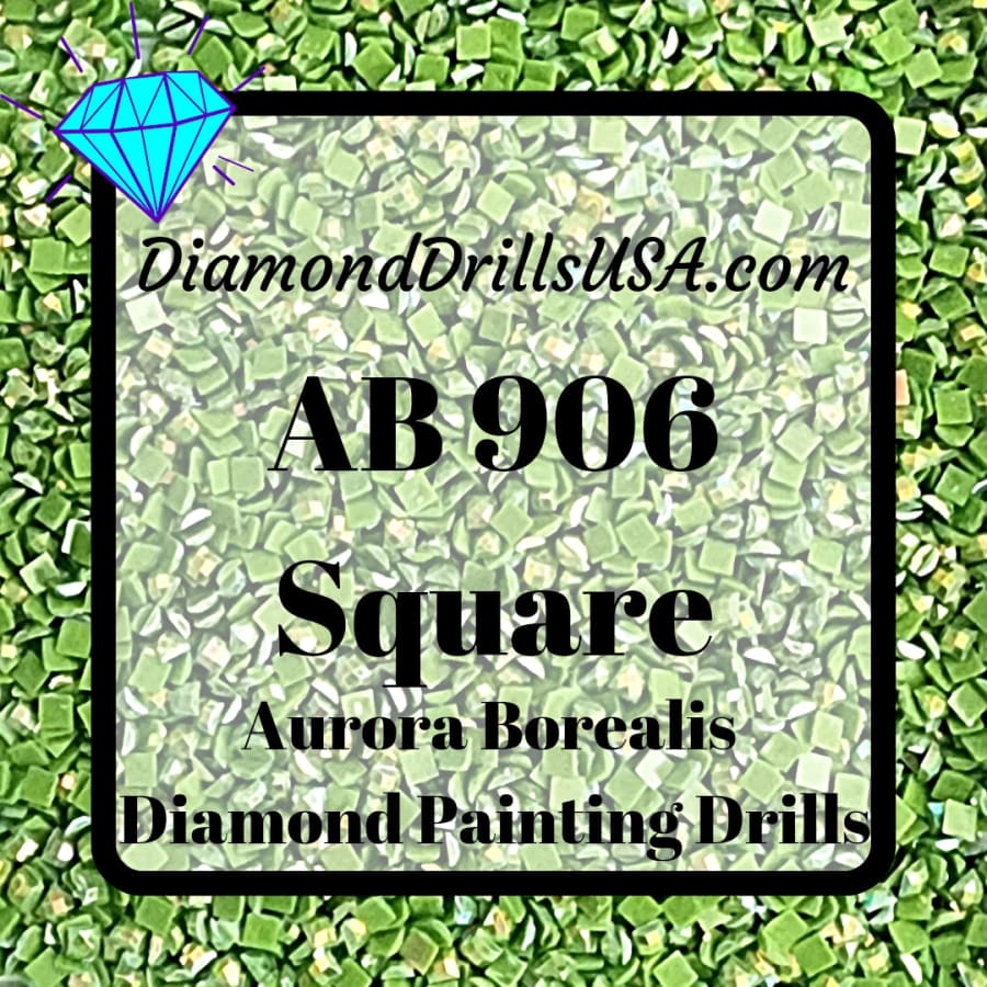 AB 906 SQUARE Aurora Borealis 5D Diamond Painting Drills 