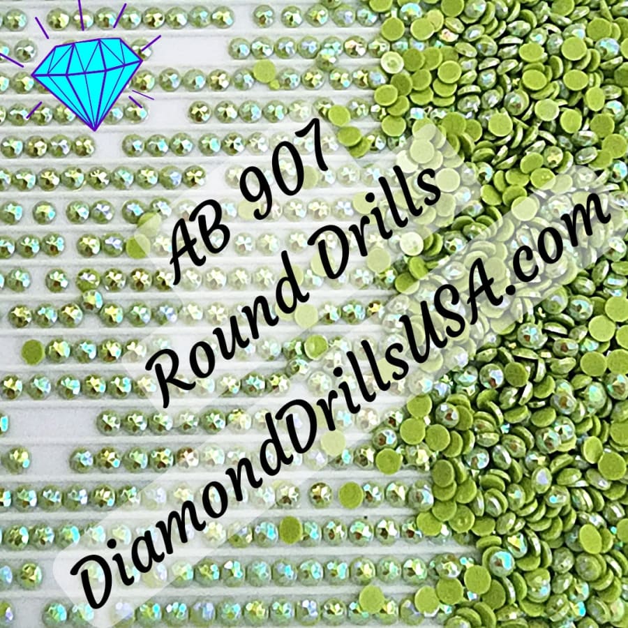 AB 907 ROUND Aurora Borealis 5D Diamond Painting Drills 