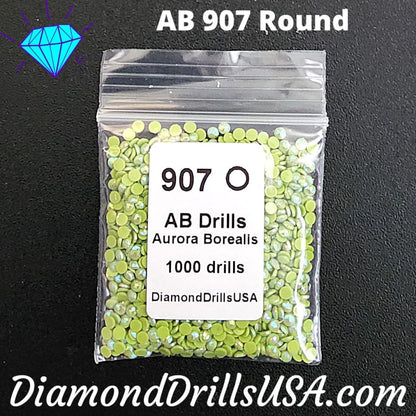 AB 907 ROUND Aurora Borealis 5D Diamond Painting Drills 