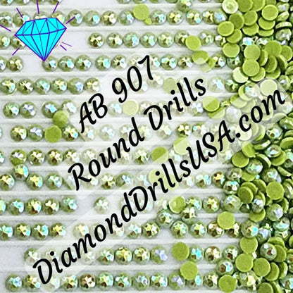 AB 907 ROUND Aurora Borealis 5D Diamond Painting Drills 