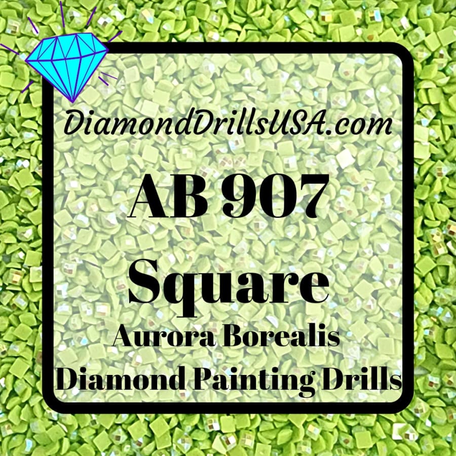 AB 907 SQUARE Aurora Borealis 5D Diamond Painting Drills 