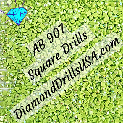 AB 907 SQUARE Aurora Borealis 5D Diamond Painting Drills 