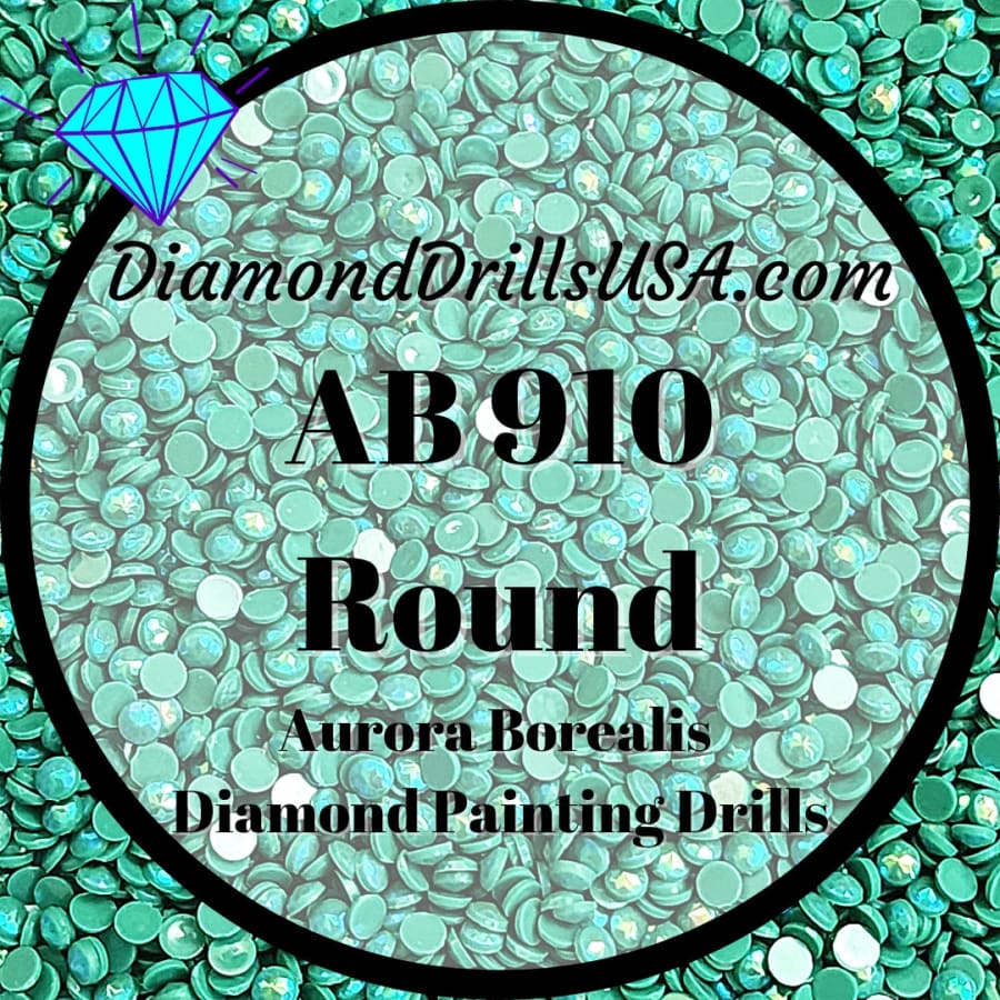 AB 910 ROUND Aurora Borealis 5D Diamond Painting Drills