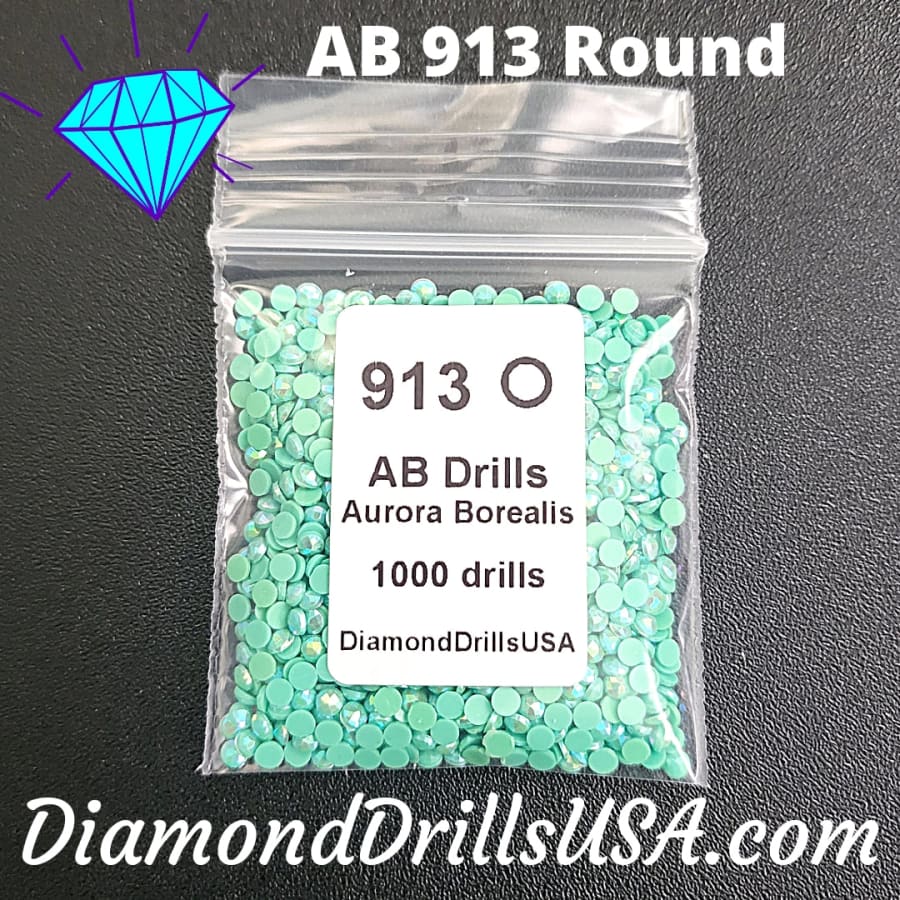 AB 913 ROUND Aurora Borealis 5D Diamond Painting Drills