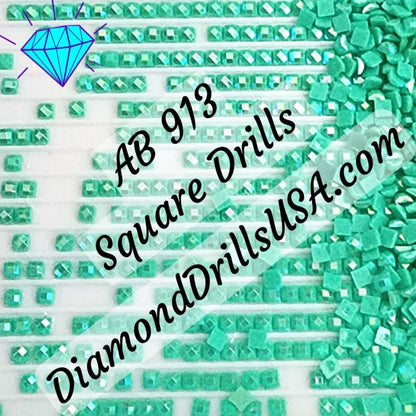 AB 913 SQUARE Aurora Borealis 5D Diamond Painting Drills 