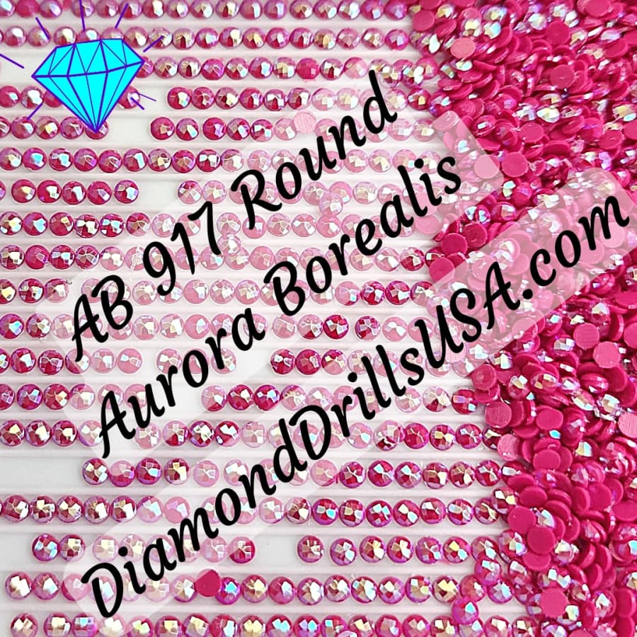 AB 917 ROUND Aurora Borealis 5D Diamond Painting Drills