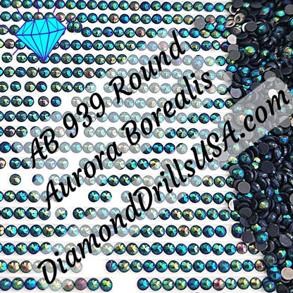 AB 939 ROUND Aurora Borealis 5D Diamond Painting Drills