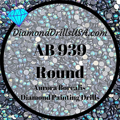 AB 939 ROUND Aurora Borealis 5D Diamond Painting Drills