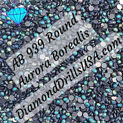 AB 939 ROUND Aurora Borealis 5D Diamond Painting Drills