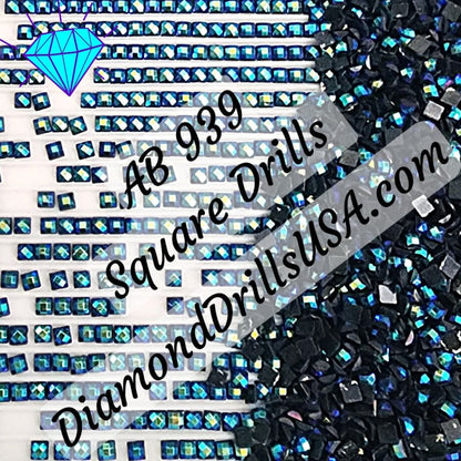 AB 939 SQUARE Aurora Borealis 5D Diamond Painting Drills 