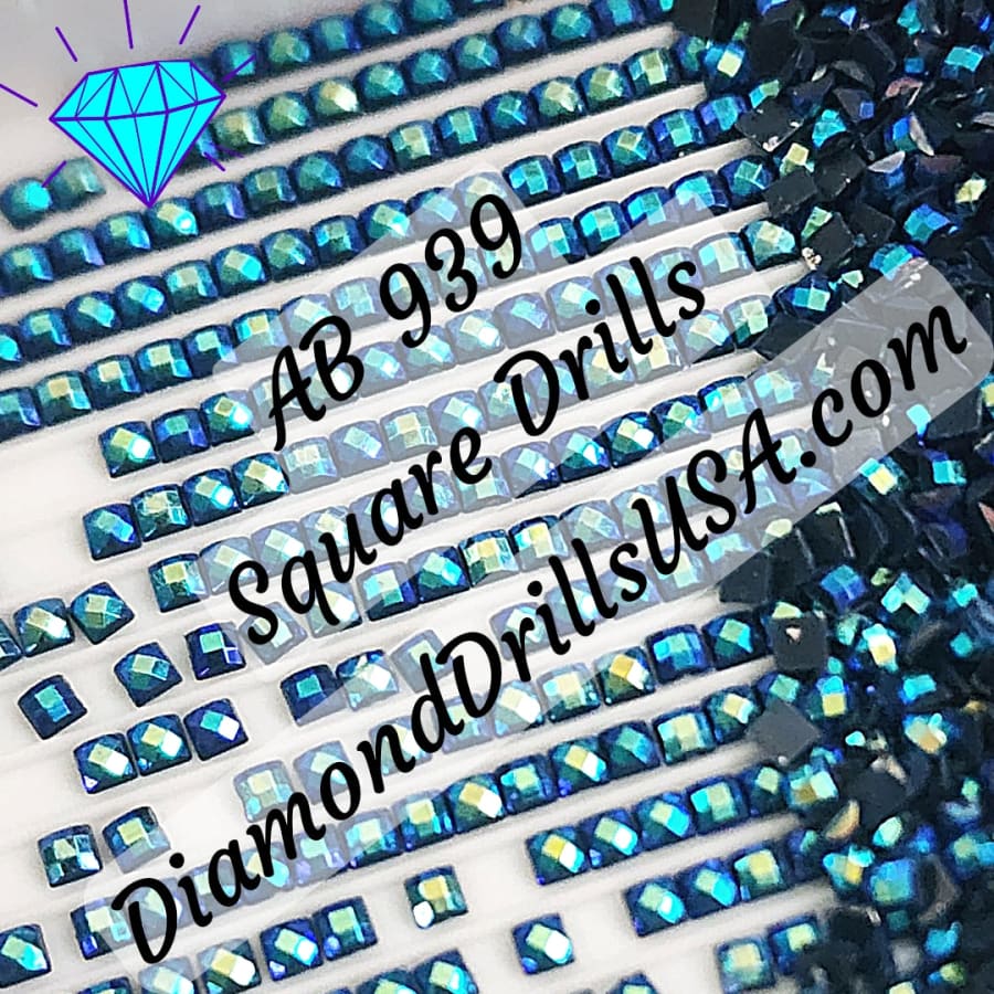 DiamondDrillsUSA - ALL 6 Jelly SQUARE GLOW in the Dark UV 5D Diamond  Painting Drills Beads