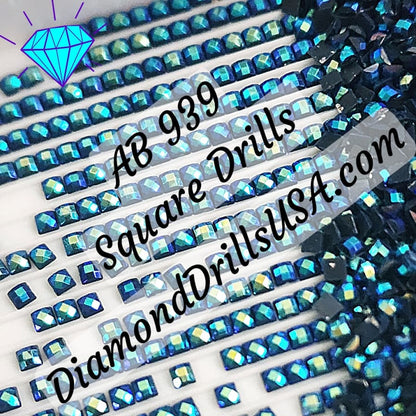 AB 939 SQUARE Aurora Borealis 5D Diamond Painting Drills 