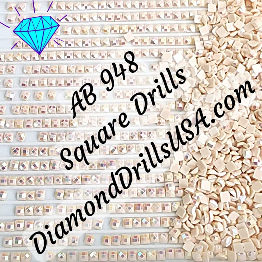 AB 948 SQUARE Aurora Borealis 5D Diamond Painting Drills 