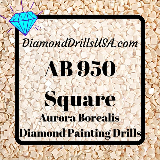 AB 950 SQUARE Aurora Borealis 5D Diamond Painting Drills 