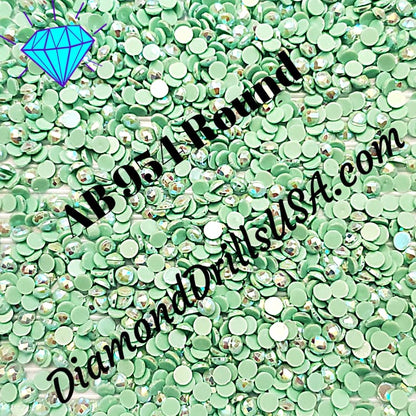 AB 954 ROUND Aurora Borealis 5D Diamond Painting Drills 