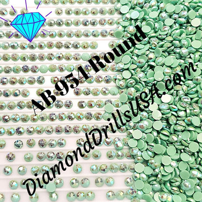 AB 954 ROUND Aurora Borealis 5D Diamond Painting Drills 