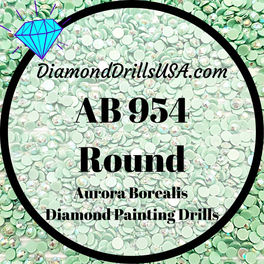 AB 954 ROUND Aurora Borealis 5D Diamond Painting Drills 