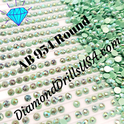 AB 954 ROUND Aurora Borealis 5D Diamond Painting Drills 