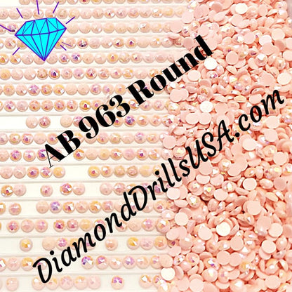 AB 963 ROUND Aurora Borealis 5D Diamond Painting Drills 