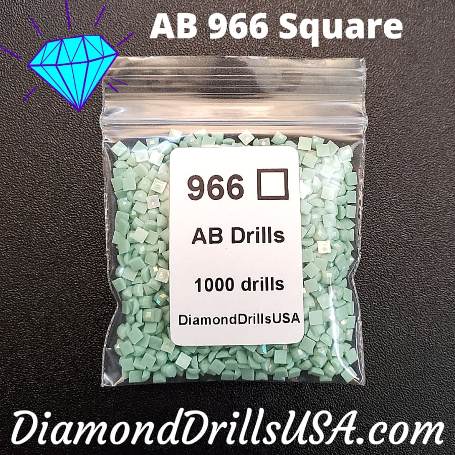 AB 966 SQUARE Aurora Borealis 5D Diamond Painting Drills 