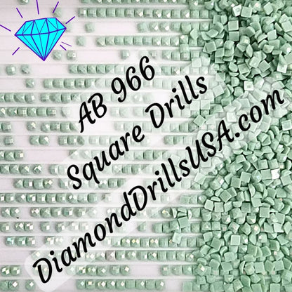 AB 966 SQUARE Aurora Borealis 5D Diamond Painting Drills 