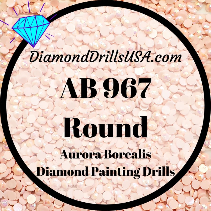 AB 967 ROUND Aurora Borealis 5D Diamond Painting Drills 