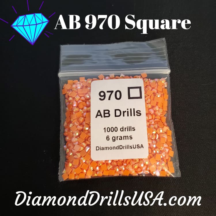 AB 970 SQUARE Aurora Borealis 5D Diamond Painting Drills 