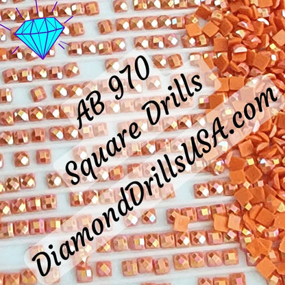 AB 970 SQUARE Aurora Borealis 5D Diamond Painting Drills 