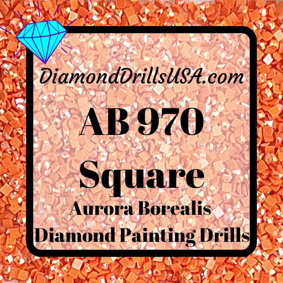 AB 970 SQUARE Aurora Borealis 5D Diamond Painting Drills 