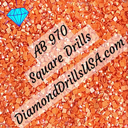 AB 970 SQUARE Aurora Borealis 5D Diamond Painting Drills 
