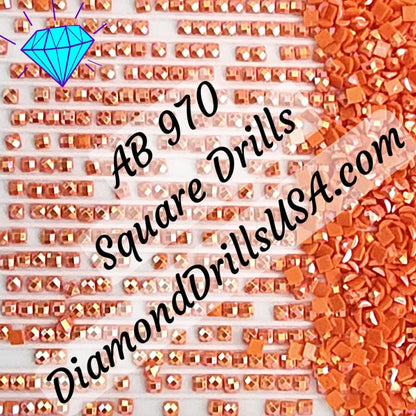 AB 970 SQUARE Aurora Borealis 5D Diamond Painting Drills 