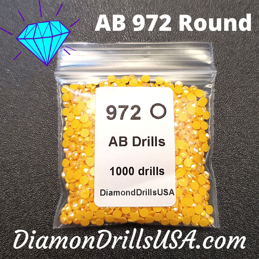 AB 972 ROUND Aurora Borealis 5D Diamond Painting Drills 