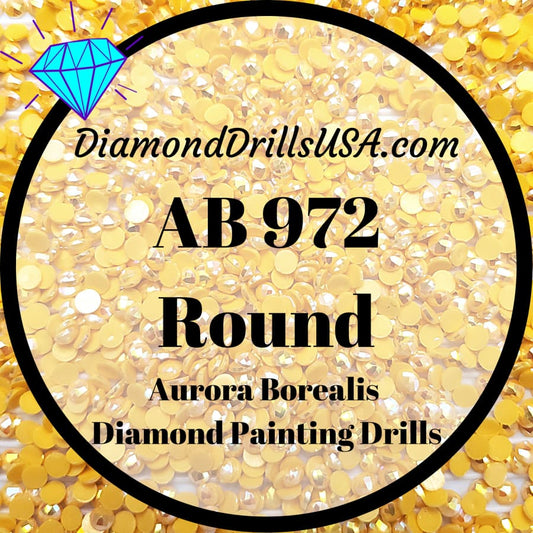 AB 972 ROUND Aurora Borealis 5D Diamond Painting Drills 