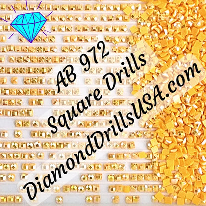 AB 972 SQUARE Aurora Borealis 5D Diamond Painting Drills 