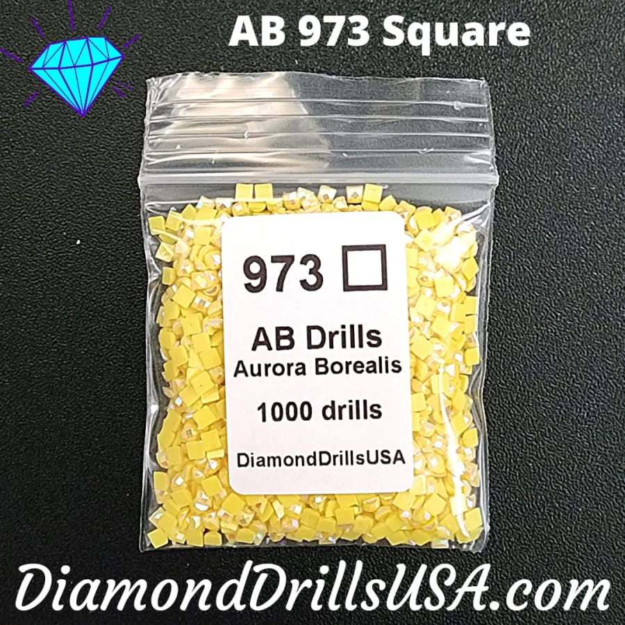 AB 349 SQUARE Aurora Borealis 5D Diamond Painting Drills Beads DMC 349 Dark  Coral Red Loose Bulk