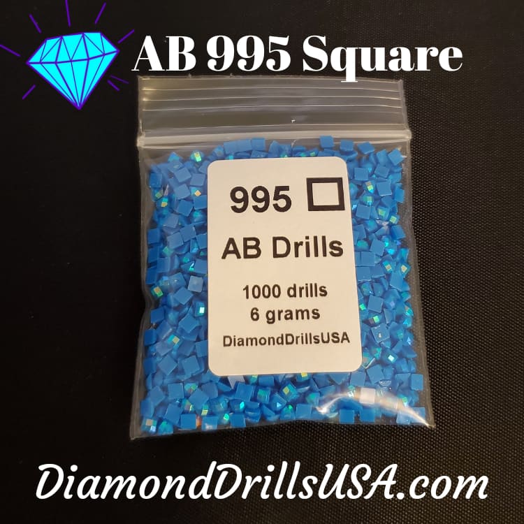 AB 995 SQUARE Aurora Borealis 5D Diamond Painting Drills 