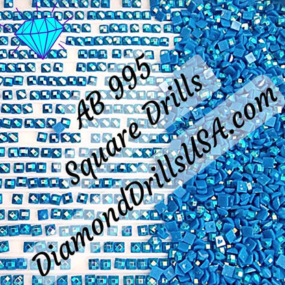 AB 995 SQUARE Aurora Borealis 5D Diamond Painting Drills 