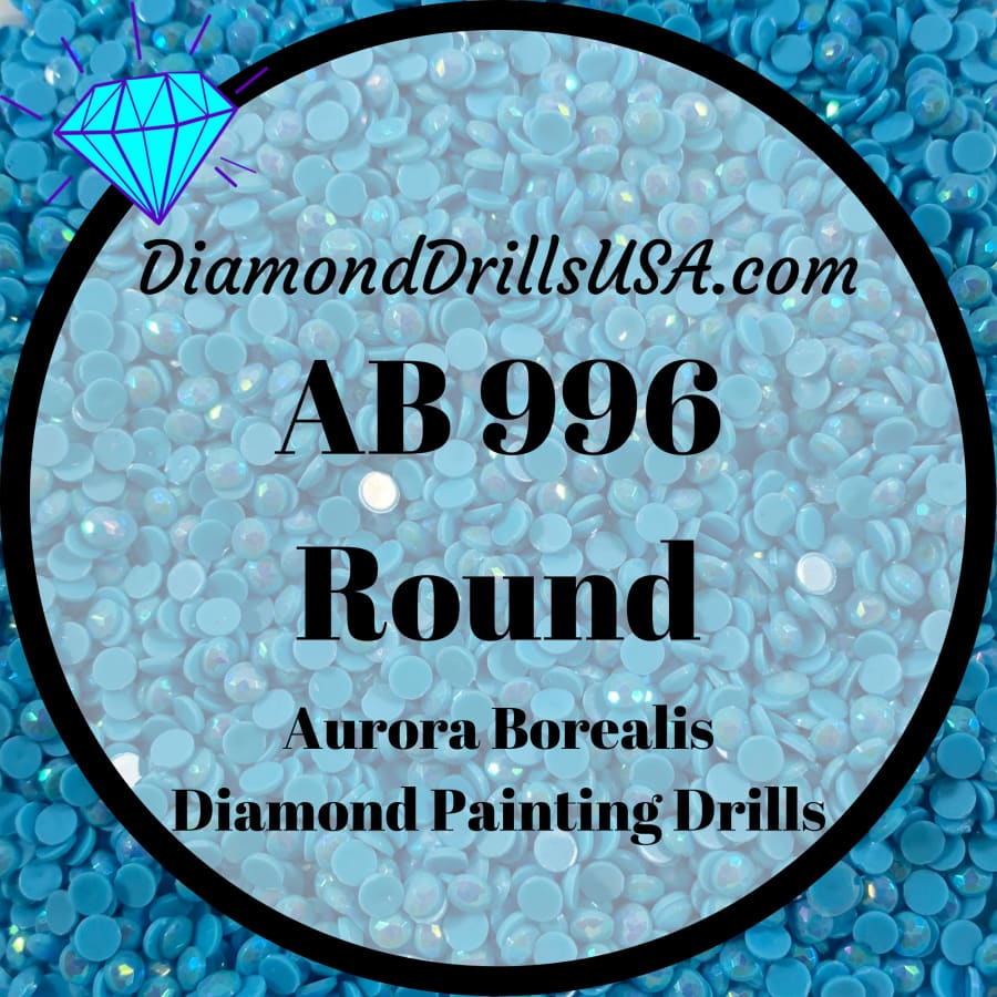 AB 996 ROUND Aurora Borealis 5D Diamond Painting Drills 