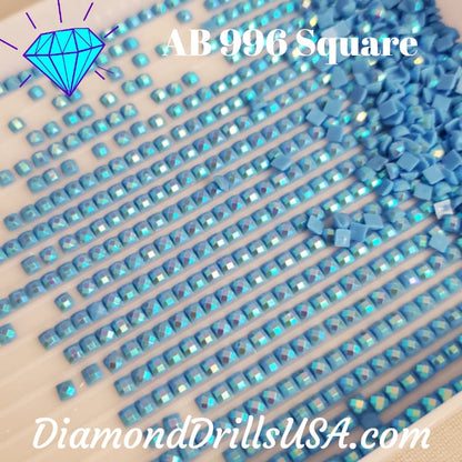 AB 996 SQUARE Aurora Borealis 5D Diamond Painting Drills 