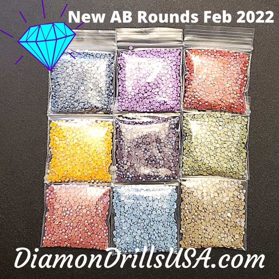 NEW AB ROUND 9 New Colors February 2022 Aurora Borealis 