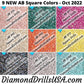 NEW AB SQUARE October 2022 Set - 9 Colors Aurora Borealis 