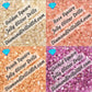 ALL 28 Jelly Glitter SQUARE Drills 5D Diamond Painting