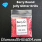 Berry Jelly Glitter ROUND Diamond Painting Drills Pink 15 