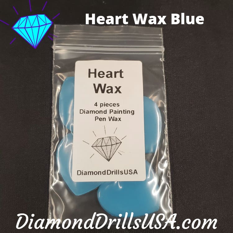 Blue Heart Wax 4pcs Diamond Painting Putty Clay Mud - Wax 