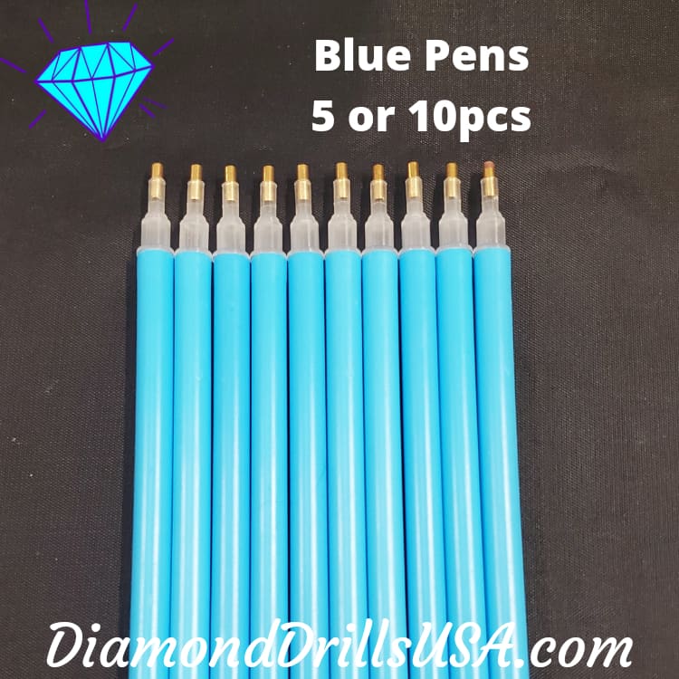 Blue Pens for Diamond Painting Single Tip Basic Diamond 