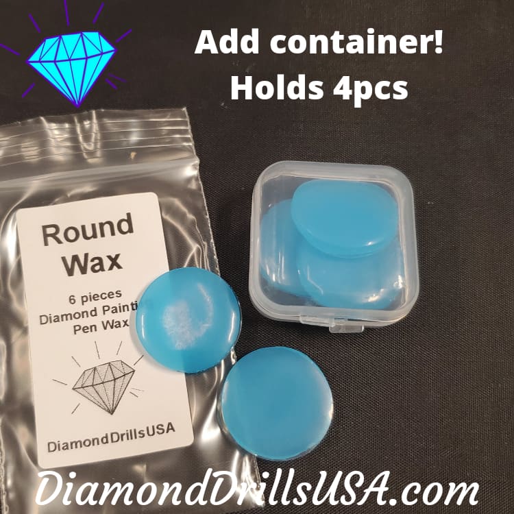 Blue Round Wax 6pcs Diamond Painting Putty Clay Mud - 