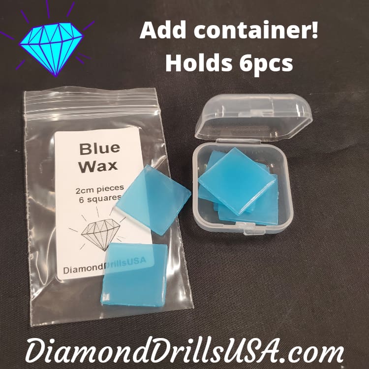 Blue Wax Clay for Diamond Painting 6pcs Mud Small Square 2cm Putty Pen Tack